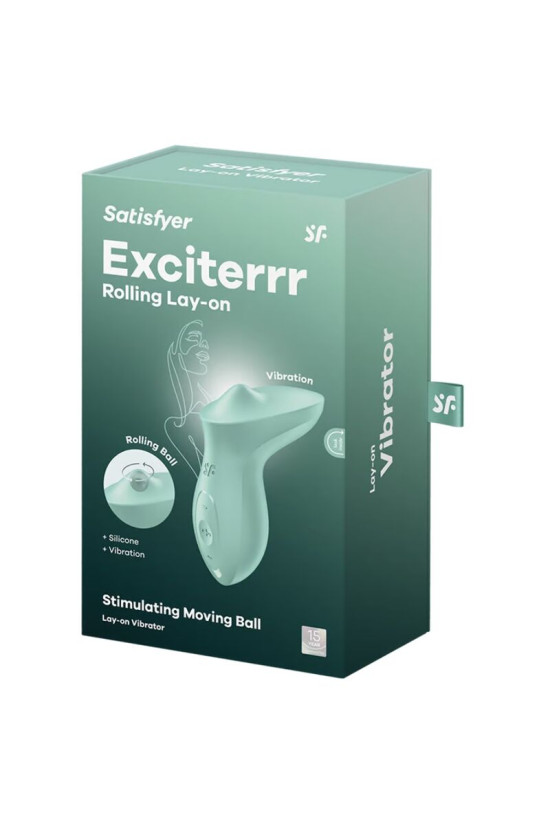 SATISFYER - VIBRATORE EXCITERRR DA APPOGGIO CLITORIDE MENTA