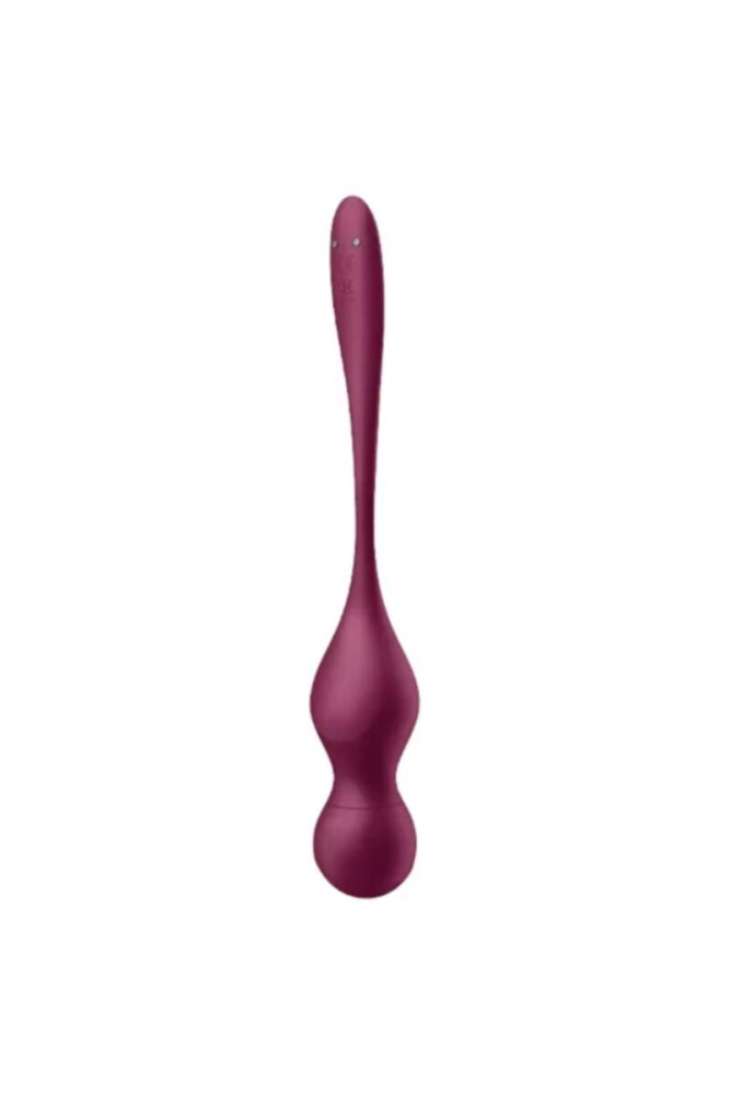 SATISFYER - LOVE BIRDS VARY SFERE VIBRANTI APP GRATUITA WINE ROSSO