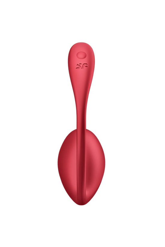 SATISFYER - SHINY PETAL STIMOLATORE CON TELECOMANDO G-POINT ROSSO APP GRATUITA