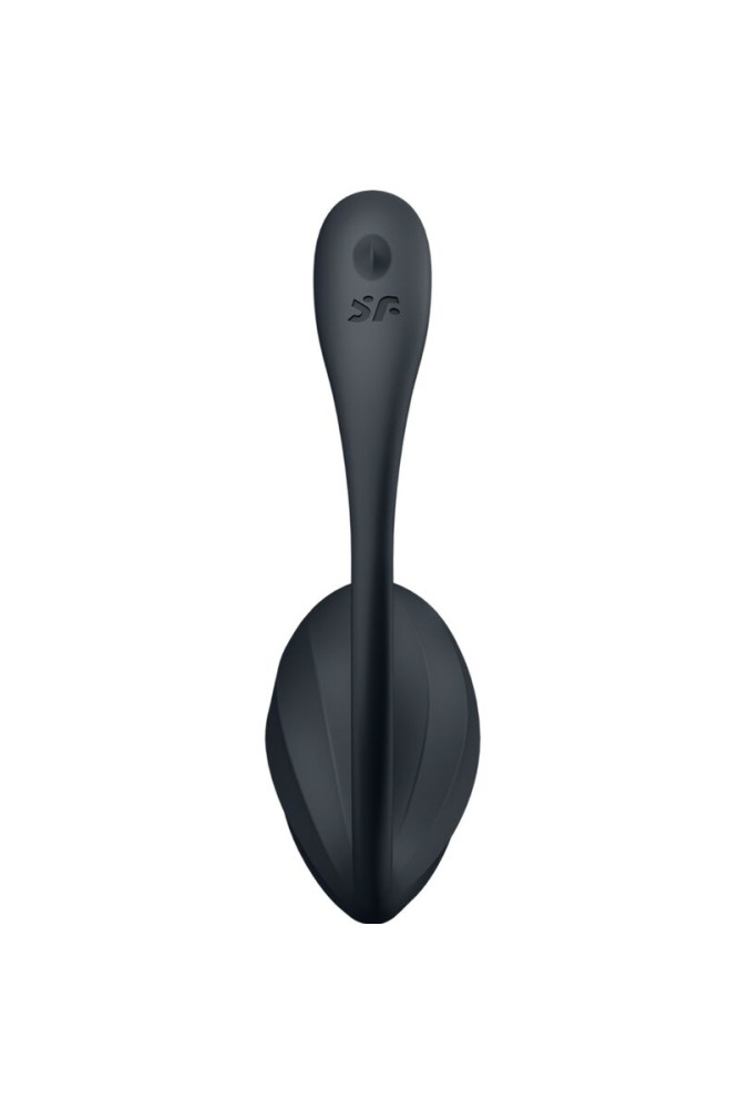 SATISFYER - RIBBED PETAL STIMOLATORE PUNTO G TELECOMANDO NERO APP GRATUITA