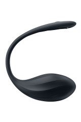 SATISFYER - RIBBED PETAL STIMOLATORE PUNTO G TELECOMANDO NERO APP GRATUITA