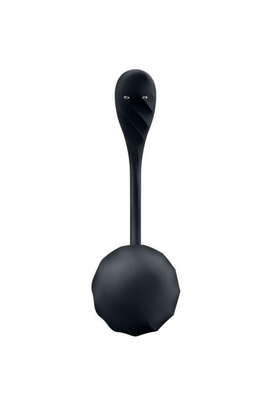 SATISFYER - RIBBED PETAL STIMOLATORE PUNTO G TELECOMANDO NERO APP GRATUITA