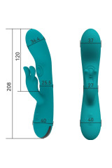 ARMONY - DANCING BUNNY VIBRATORE RABBIT 10 VELOCITÀ VERDE