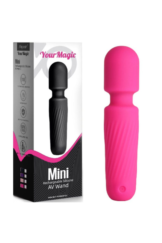 ARMONY - YOUR MAGIC MASSAGGIATORE E VIBRATORE RICARICABILE 10 VIBRAZIONI ROSA