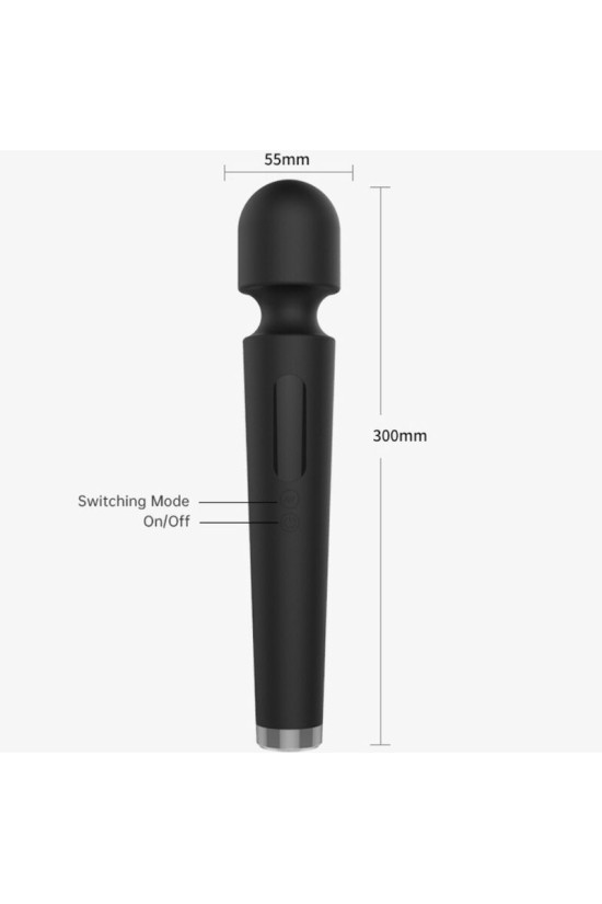 ARMONY - X POWER MASSAGGIATORE E VIBRATORE GRANDE 7 VIBRAZIONI NERO