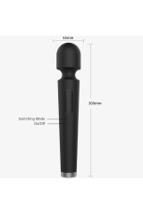 ARMONY - X POWER MASSAGGIATORE E VIBRATORE GRANDE 7 VIBRAZIONI NERO