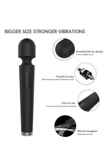 ARMONY - X POWER MASSAGGIATORE E VIBRATORE GRANDE 7 VIBRAZIONI NERO