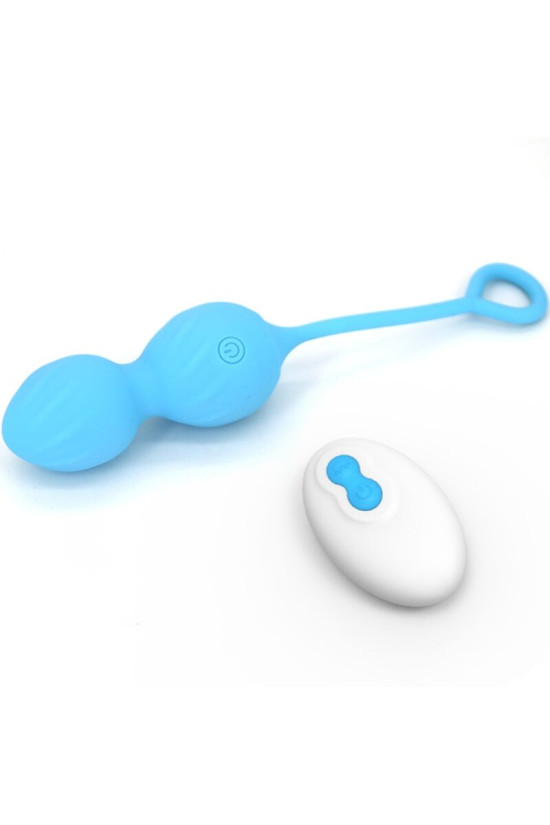 ARMONY - BLOSSOMS MANUBRIO VAGINALE VIBRAZIONE TELECOMANDO 10 VIBRAZIONI BLU