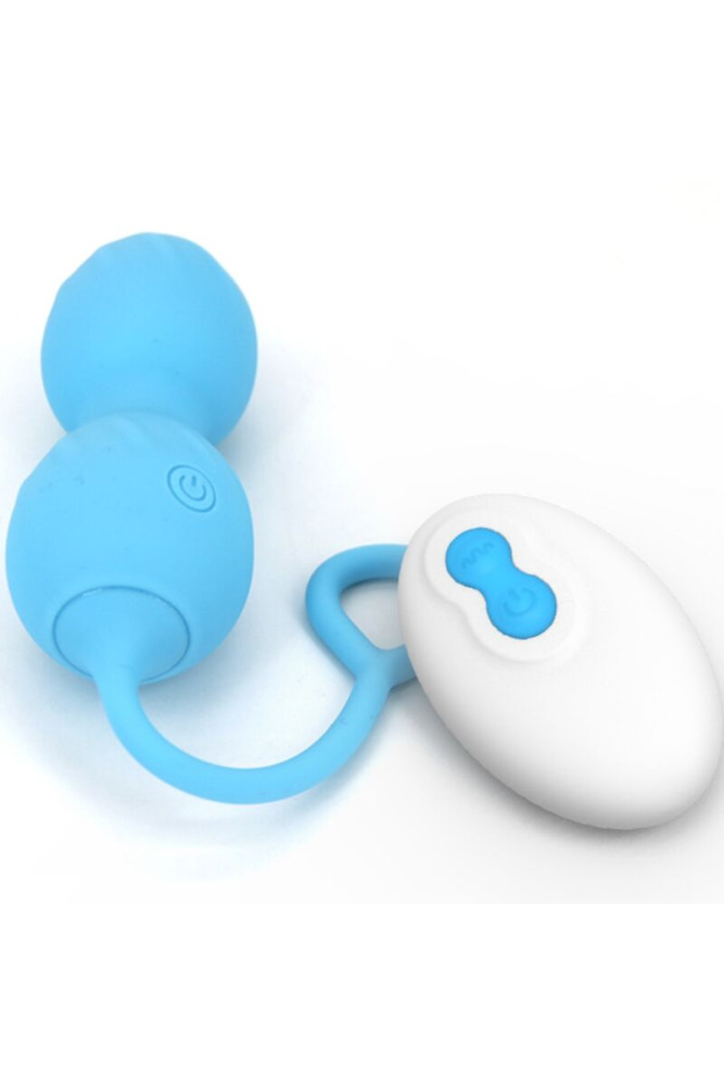 ARMONY - BLOSSOMS MANUBRIO VAGINALE VIBRAZIONE TELECOMANDO 10 VIBRAZIONI BLU