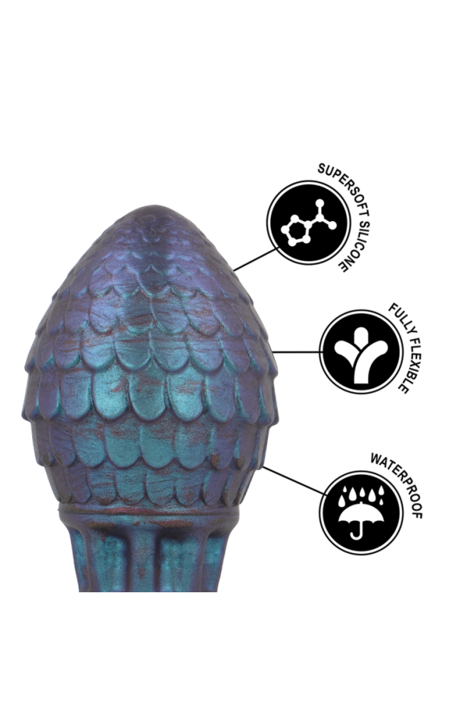 EPIC - VRAKOS PLUG ANALE DRAGON EGG TAGLIA S