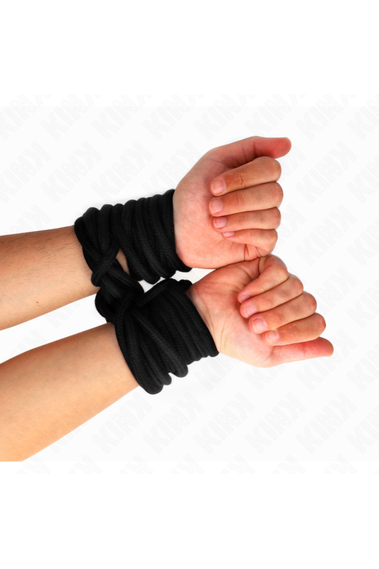 KINK - CORDA IN COTONE 5 METRI NERA
