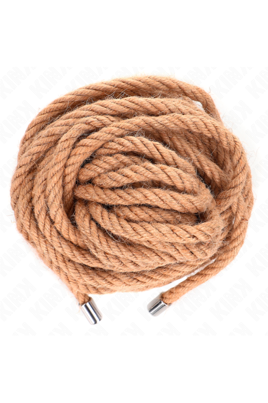 KINK - CORDA DI CANAPA CON TESTA IN METALLO 10 METRI