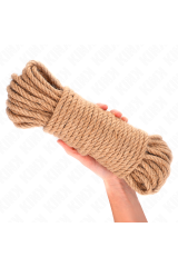 KINK - CORDA DI CANAPA CON TESTA IN METALLO 20 METRI