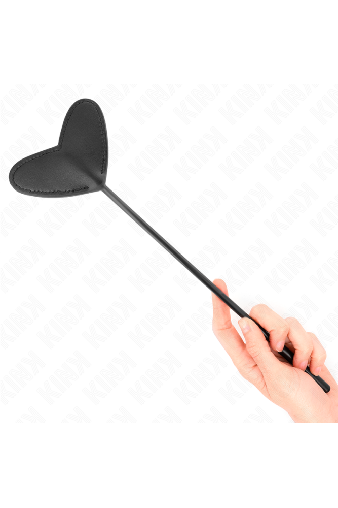 KINK - PALETTE NERA A FORMA DI CUORE 33 X 10 CM