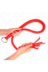 KINK - FRUSTA SERPENTE CON ANELLO MANO ROSSO 65 CM