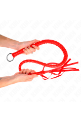 KINK - FRUSTA SERPENTE CON ANELLO MANO ROSSO 65 CM