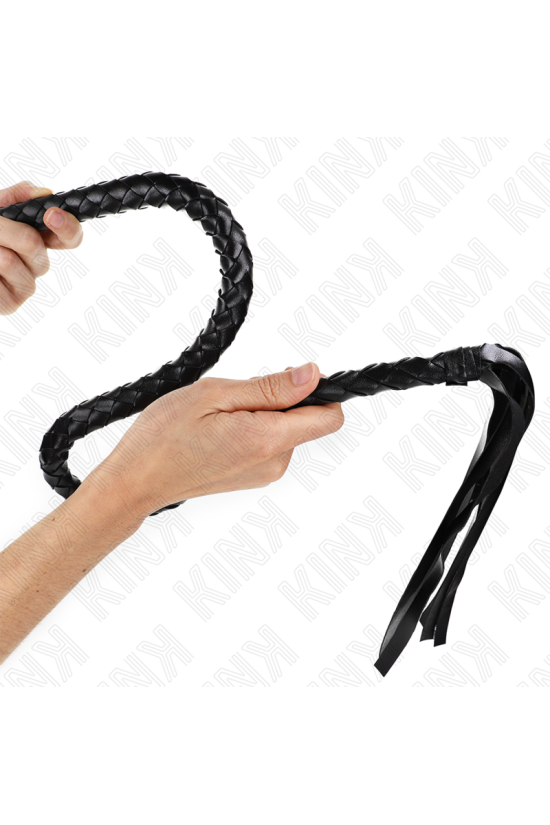 KINK - FRUSTA SERPENTE CON ANELLO MANO NERA 65 CM