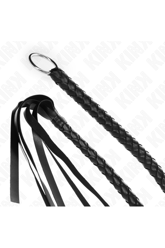 KINK - FRUSTA SERPENTE CON ANELLO MANO NERA 65 CM