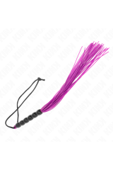 KINK - MINI FRUSTA IN SILICONE CON 6 PERLINE VIOLA 26 CM