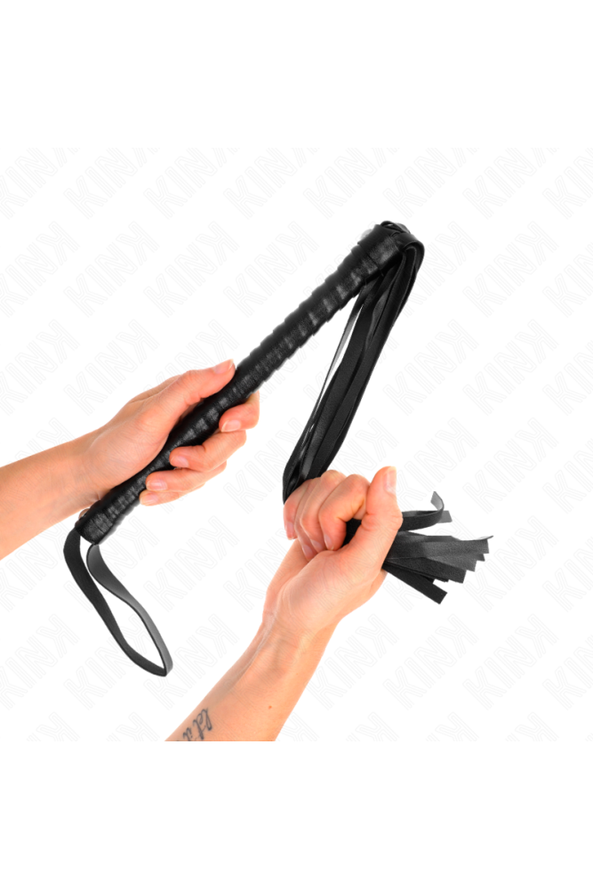 KINK - FRUSTA CON MANICO NERO STRUTTURATO 48