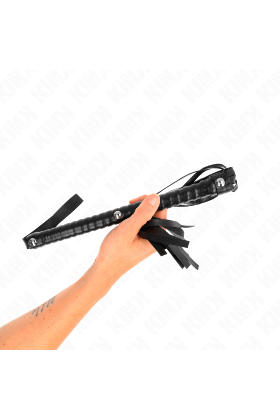 KINK - FRUSTA CON MANICO NERO STRUTTURATO 48