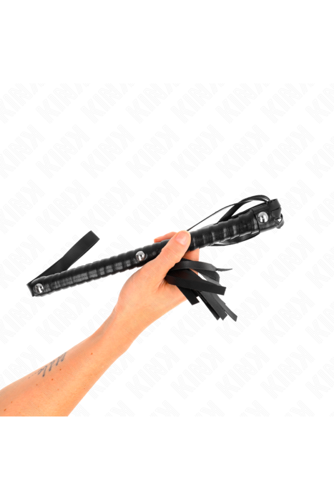 KINK - FRUSTA CON MANICO NERO STRUTTURATO 48