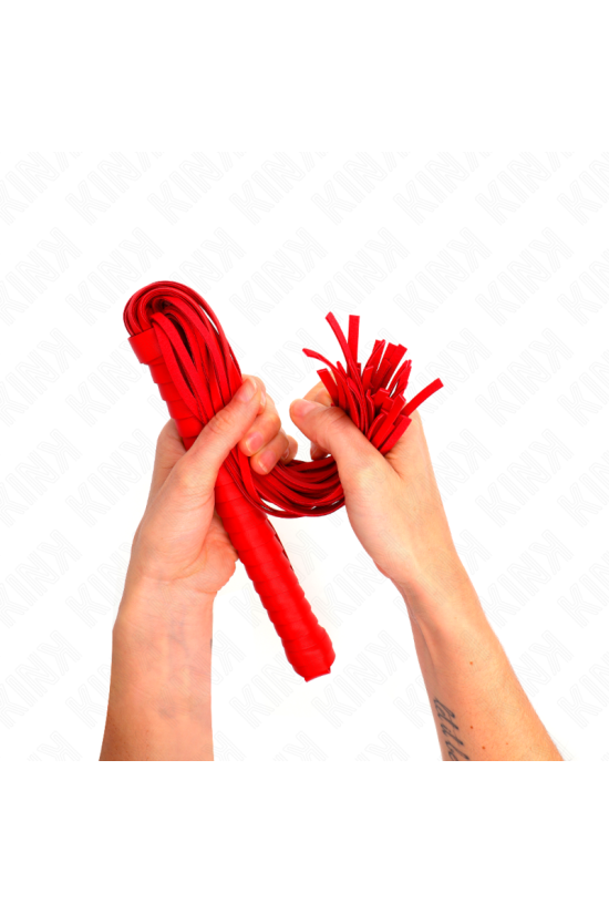 KINK - FRUSTA CON MANICO ROSSO STRUTTURATO 48