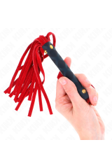 KINK - MINI FRUSTA IN CAMOSCIO ROSSO 30 CM