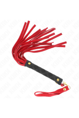 KINK - MINI FRUSTA IN CAMOSCIO ROSSO 30 CM