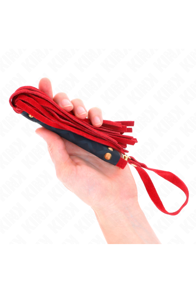 KINK - MINI FRUSTA IN CAMOSCIO ROSSO 30 CM