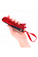 KINK - MINI FRUSTA IN CAMOSCIO ROSSO 30 CM