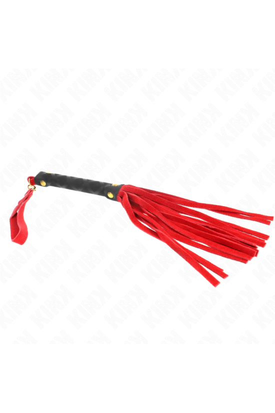 KINK - MINI FRUSTA IN CAMOSCIO ROSSO 30 CM