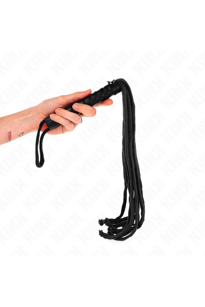 KINK - FRUSTA IN CORDA NERA 56 CM