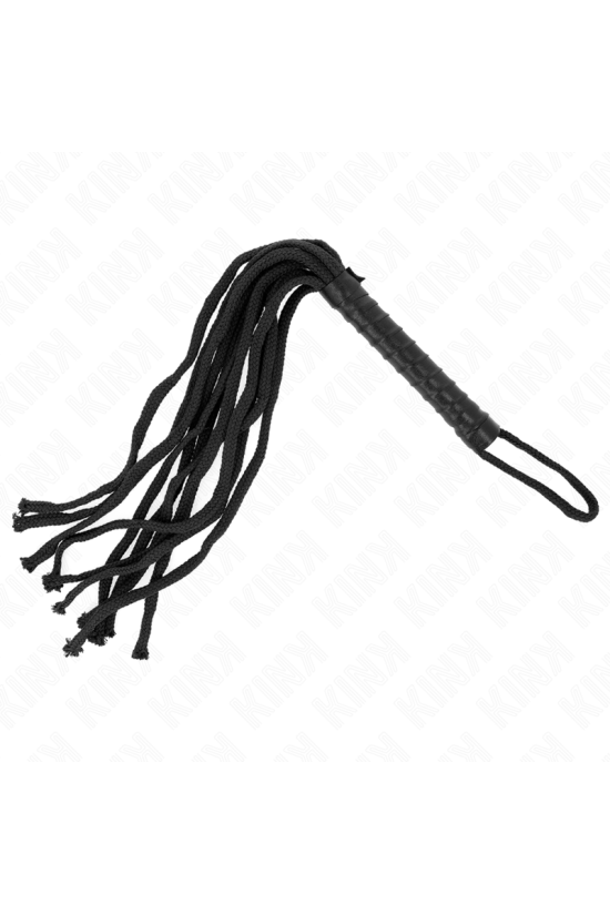 KINK - FRUSTA IN CORDA NERA 56 CM
