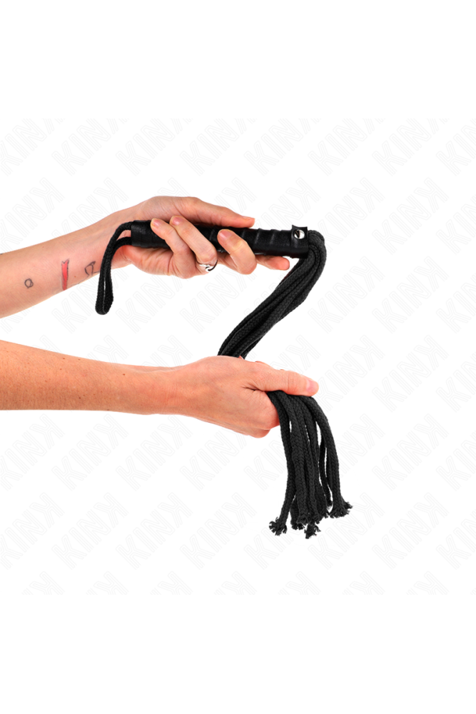 KINK - FRUSTA IN CORDA NERA 56 CM