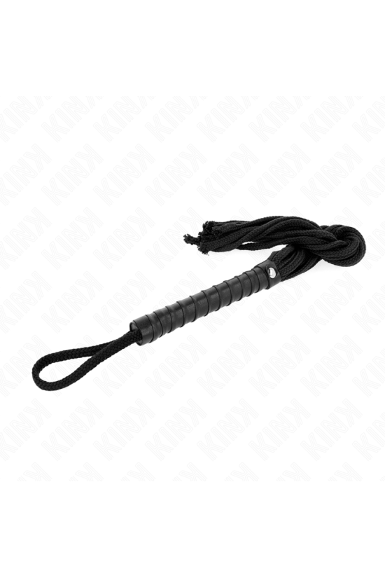 KINK - FRUSTA IN CORDA NERA 56 CM