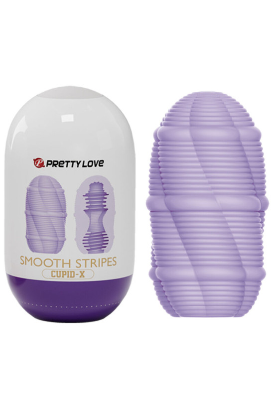 PRETTY LOVE - UOVO MASTURBATORE CUPIDO A STRISCE LISCE