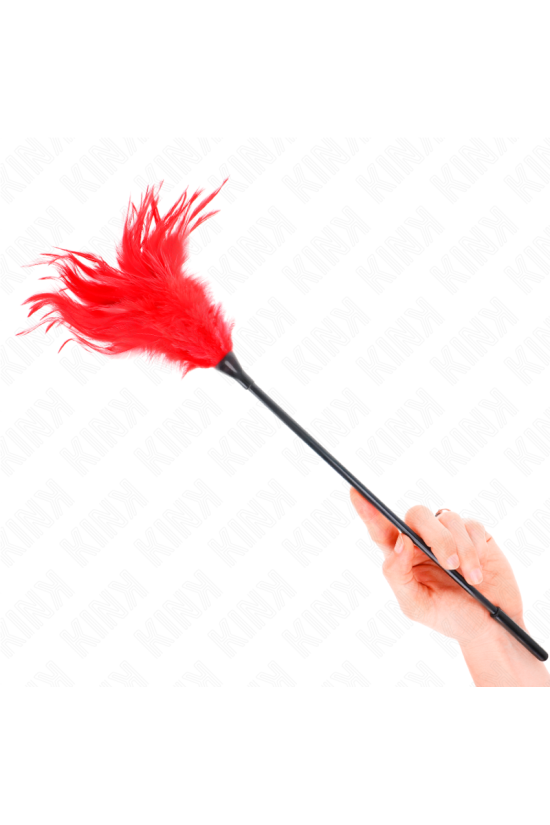 KINK - PIUME MULTIPLE ROSSE TICKLE 45 CM