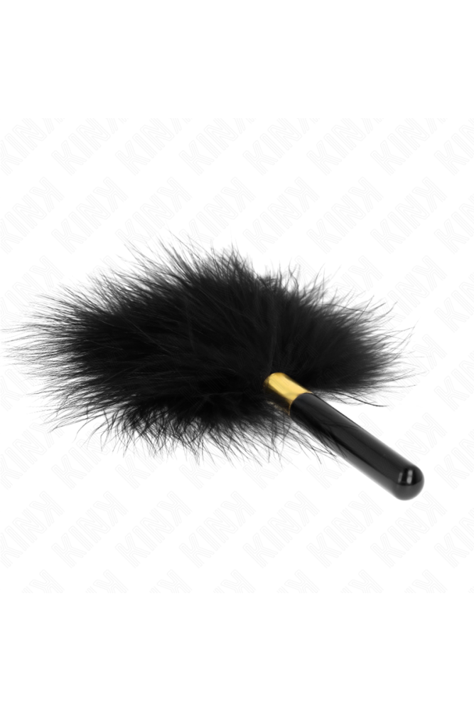 KINK - PIUME TICKLE IN METALLO ORO NERO 18 CM