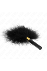 KINK - PIUME TICKLE IN METALLO ORO NERO 18 CM