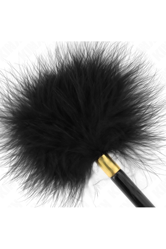 KINK - PIUME TICKLE IN METALLO ORO NERO 18 CM