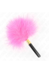 KINK - PIUME TICKLE IN METALLO ORO FUCSIA 18 CM