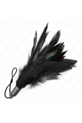 KINK - PIUME TICKLE CON MANICO IN CORDA BASE IN PLASTICA 15 CM