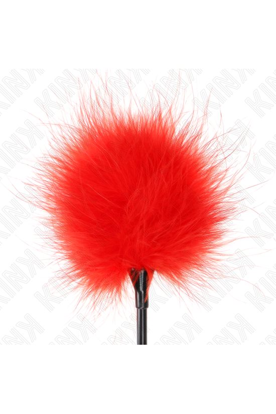 KINK - PIUME ROSSE TICKLE UTILIZZATE PER IL KIT BONDAGE 27 CM