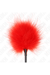 KINK - PIUME ROSSE TICKLE UTILIZZATE PER IL KIT BONDAGE 27 CM