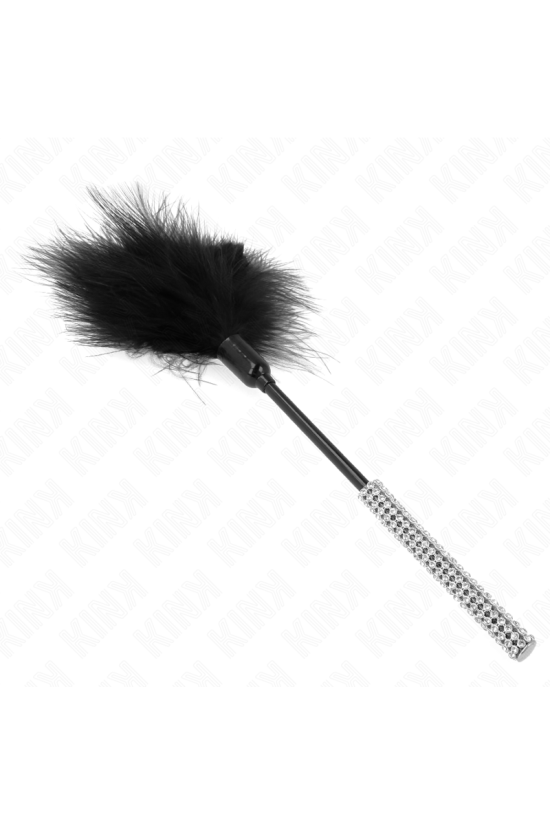 KINK - PIUME TICKLE CON MANICO STRASS 27 CM