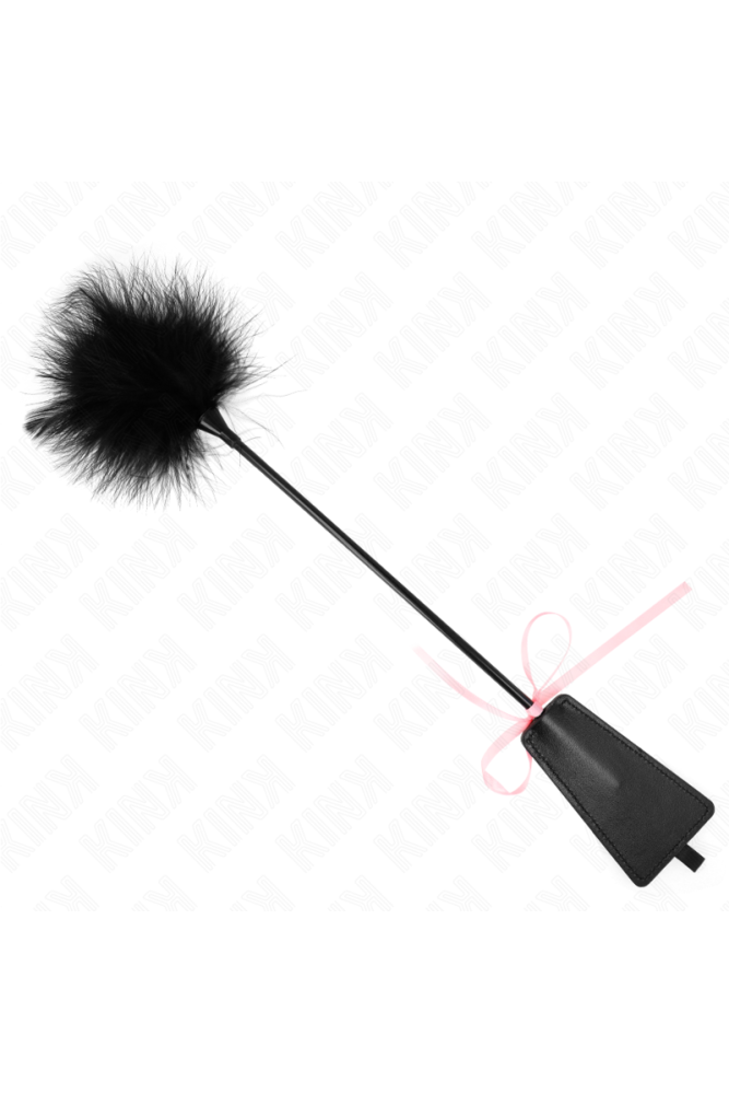 KINK - PIUME TICKLE CON FIOCCO NASTRO ROSA 49 CM