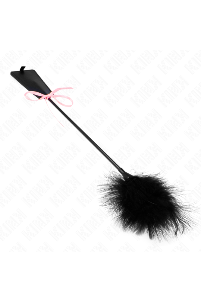 KINK - PIUME TICKLE CON FIOCCO NASTRO ROSA 49 CM