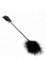 KINK - PIUME TICKLE CON FIOCCO NASTRO ROSA 49 CM