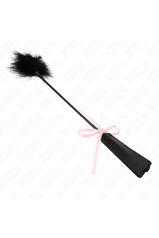 KINK - PIUME TICKLE CON FIOCCO NASTRO ROSA 49 CM
